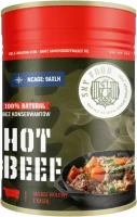 Hot Beef - sampopodgrzewający się gulasz wołowy z kaszą, 400 g